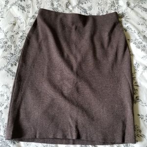 Philosophy Brown Pencil Skirt